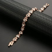 Pure Copper Magnetic Bracelets for Women, Cubic Zirconia Bracelets, Vintage Copper Jewelry,Gift for Mom Wife