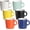 Multicolor, variant on 4oz (120ml) Small Porcelain Espresso Cups, Set of 6 Ceramic Demitasse Mugs, Dishwasher & Microwave Safe, Tiny Coffee/Tea Cups for Daily Use