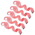 thumbnail image 4 of Postiche à Clip, 5 Pcs Postiche Bouclé de 21,65 Po de Long Pince Postiche Colorée Pince Postiche d'Extension de Cheveux pour Cosplay Fête, 4 of 7