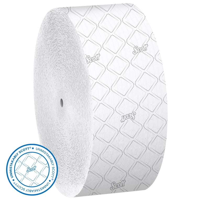 Scott, Toilet Paper, 07006, 2-Ply, Jumbo Roll, Septic Safe