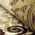 thumbnail image 3 of 8' X 10' Greens And Browns Floral Power Loom Non Skid Area Rug, 3 of 9