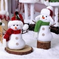 thumbnail image 6 of CIYISON Cute Christmas Snowman Plush Dolls Long Hat Designs for Home or Office Display, 6 of 9