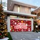 thumbnail image 1 of Uuiauoio Christmas Garage Banner Polyester Holiday Decorations Large Outdoor Indoor Party Backdrop Festive Scene Door Wall Hanging for Xmas New Year Seasonal Celebration, 1 of 6