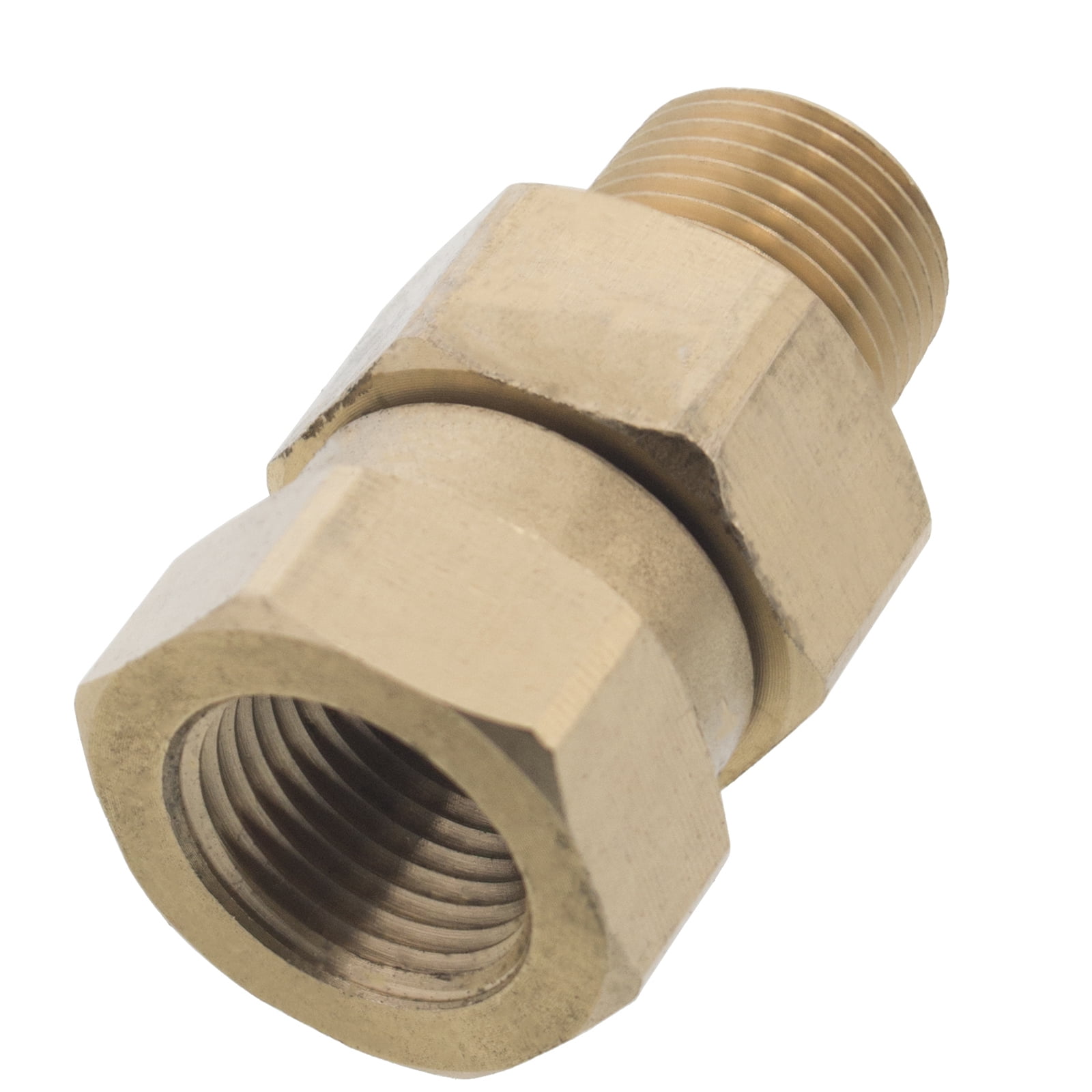 Erie Tools Pressure Washer 3/8" Male to Female NPT Brass Swivel Coupler