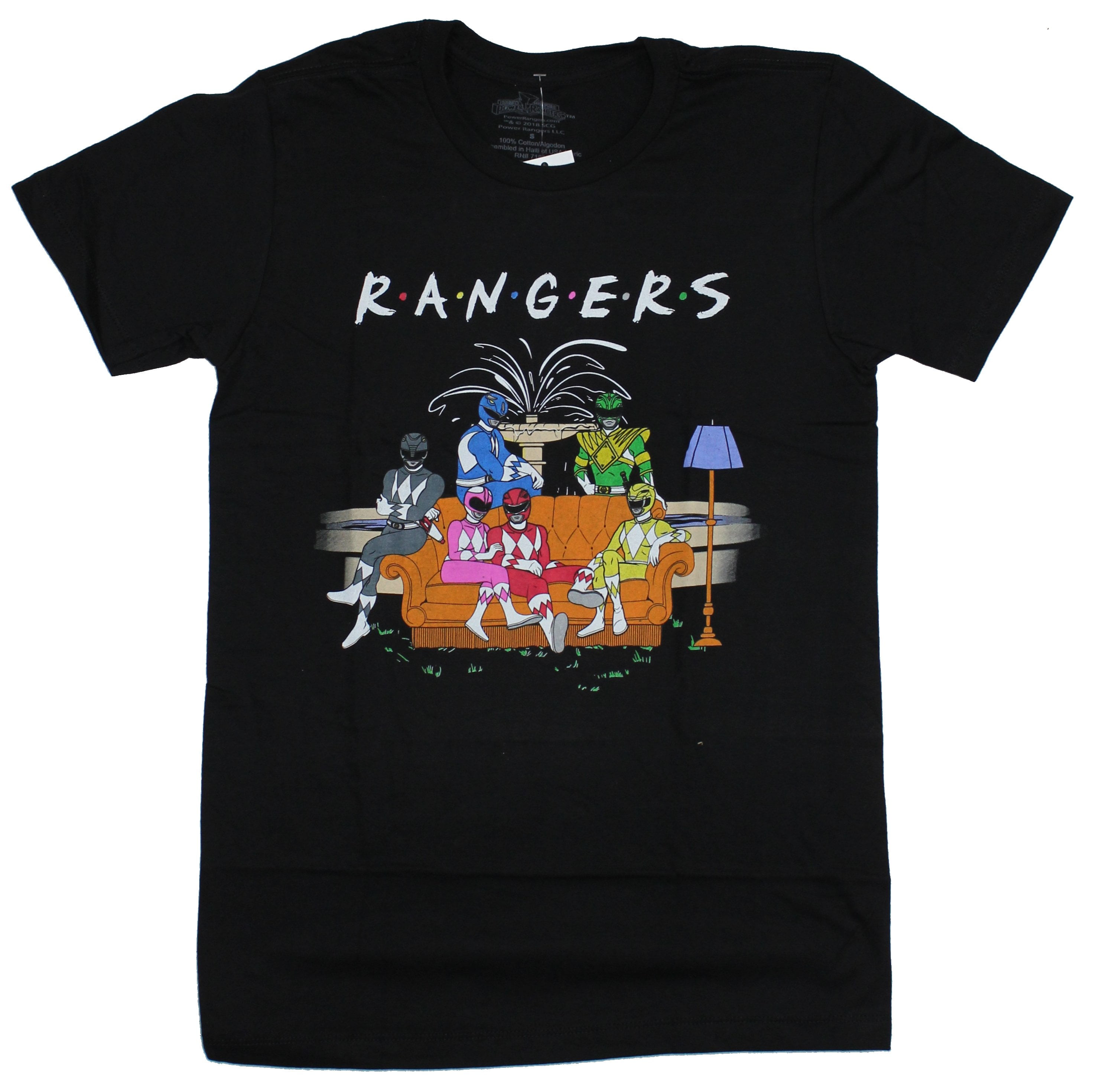 Power rangers t shirt mens Clearance