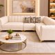thumbnail image 1 of Sala en escuadra diseño moderno Ruby Hueso Reinicia 21 Muebles, 1 of 5