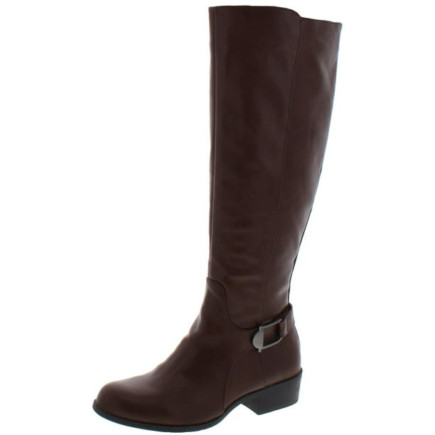 Alfani Womens Kallumm Faux Leather Tall Knee-High Boots - Walmart.com
