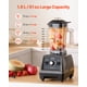 thumbnail image 3 of VEVOR Licuadora de 61 oz y 1400 W para batidos Licuadora procesadora de alimentos para cocina, 3 of 9