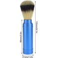 thumbnail image 2 of Brosse-Brosse Faciale-Brosse de Rasage de Voyage-Outil de Toilettage - Conception Compacte et Grande Brosse pour - Poils en Aluminium Bleus, 2 of 5