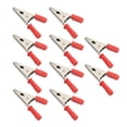 thumbnail image 4 of 10 Pcs Crocodile Clip J.60047 20mm Opening Brass Battery Test Clamp for Electrical TestingRed, 4 of 14