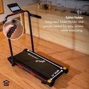 Lifesmart TM2305 2-in-1 Walking Pad Treadmill | Foldable Portable Treadmill for Home or Office | 2.25HP Brushless Motor, Manual Incline, Under Desk Walking Pad with Handle Bar, LED Display, Bluetooth
