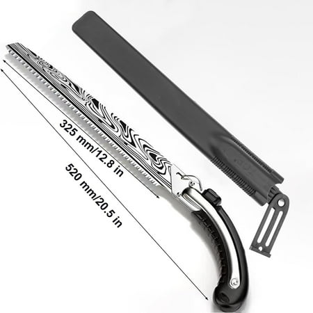 

Effective 14 Inch High-Quality Curved SK5 Steel Pruning Saw for Durable Gardening - Handy Long-lasting and Easy Blade Replacement - Sharp Dependable Protective Sheath for Reliable Garde