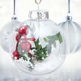 thumbnail image 3 of Adornos de bolas de Navidad adornos de Navidad transparentes para ventana para árbol de Navidad para fiesta de bodas navideñas para decoración de Navidad para puerta ANGGREK Otros, 3 of 8