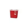 SharpSafety Multi-purpose Sharps Container - 10" x 10 1/2" x 7 1/4", 2 Gallon