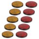 thumbnail image 1 of unbranded 10Ud Reflectores Redondos Para Y Motocicleta Con Material Resistente Y Universal, 1 of 8