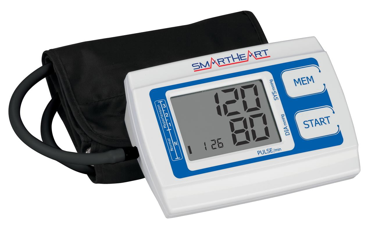 SmartHeart Blood Pressure Monitor Upper Arm Cuff Intelligent