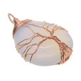 thumbnail image 1 of Colgante de árbol de la vida hecho a mano de piedra de luna oro rosa Sunnimix, 1 of 8