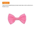 thumbnail image 4 of Uxcell 50Pcs Rose Red Bow Ties 1.5"x1" Mini Bowknot for Crafting Satin Bows Bulk, 4 of 6