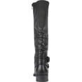 thumbnail image 4 of White Mountain Womens Liona Block Heel Knee-High Boots Black 11 Medium (B,M), 4 of 6