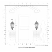 Livex Lighting Hamilton 3 Light Outdoor Post Lantern