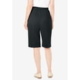 thumbnail image 2 of Woman Within Plus Size 7-Day Knit Bermuda Shorts, 2 of 3