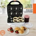 thumbnail image 4 of MasterChef Mini Pie and Quiche Maker- Pie Baker Cooks 6 Small Pies and Quiches in Minutes- Non-stick Cooker w Dough Cutting Circle for Easy Dough Measurement, 4 of 5