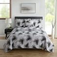 thumbnail image 5 of Clara Clark Quilt Set Twin Bedspread, 7-Piece Leaf Pattern Lightweight Bedding Set, 5 of 6