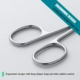 thumbnail image 2 of Professional Grooming Kit, Curved Nose Hair Scissors For Multi-purpose Facial Trimming, 2PCS Set With Rounded Tip Safety Scissors For Travel Size Lightweight Use In Bathroom Or On-The-go, 2 of 8