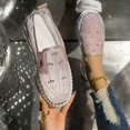 thumbnail image 2 of Mocassin en Maille à Strass pour Femmes, Chaussures de Pêcheur Décontractées d'Été à Enfiler avec Ornements Scintillants, Bout Rond, Doublure Douce, Conception Légère, 2 of 6