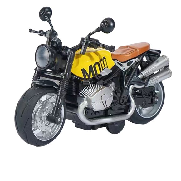 CSCHome Kids Pull Back Motorcycle Toys with Music and Lights Motorcycle Toys for 3-12 Years Old Boys and Kids