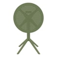 thumbnail image 4 of Compamia Sky 24 inch Round Folding Table in Olive Green finish, 4 of 8