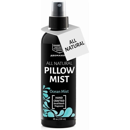 Aromasong Ocean Mist Pillow Spray, 100% Natural Linen & Bed Mist for Relaxation, Stress Relief, Sleep, 4 fl oz