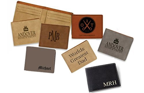engraved wallet for father's day