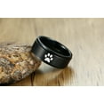 thumbnail image 4 of Dog Dad Gifts Paw Print Spinner Ring for Men Anniversary Ring for Dogfather Birthday Valentine's Day Gift for Him, Size 12, 4 of 7