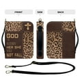 thumbnail image 4 of Kuiaobaty Cross Leopard Print Bible Cover for Bible Study Supplies, God is Within Her Bible Case with Handle and Briefcase Strap, Lightweight Bible Tote Bag Waterproof Book Case for Women Men, M, 4 of 7