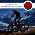 thumbnail image 6 of Round Rear Reflectors, Safety Reflective Warning Reflector for Motorcycles and Bicycles Red, 6 of 7