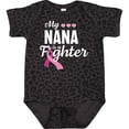 thumbnail image 3 of Inktastic Breast Cancer Awareness My Nana is a Fighter Boys or Girls Baby Bodysuit, 3 of 5