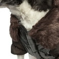 thumbnail image 4 of Pet Life ® Track-Collared' Metallic Ultra Fur 3M Insulated Pet Dog Jacket, 4 of 8