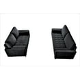 thumbnail image 4 of US Pride Furniture Monahan Velvet 2PC Living Room Sets, Sofa Loveseat, Black, 4 of 5