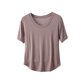 thumbnail image 2 of Fiudx Ofertas Flash Artículos En Oferta Camiseta de Manga Corta de Color Sólido Suelta Informal de Moda para Mujer Top de Manga Corta, 2 of 5