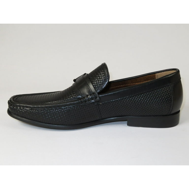 Men's Shoes Steve Madden Soft Leather upper Slip On Chivan Black