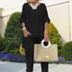 thumbnail image 4 of Traje De Verano De 2 Piezas Algodón Cami Top Pantalones Cuello redondo Mujeres Loose Fit Ropa diaria (Negro M) Cgtredaw para Mujer Negro T L, 4 of 6