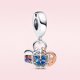 thumbnail image 1 of Disney-abalorio de plata de ley 925 para mujer, dije con forma de corazón, Bella, compatible con pulsera pandora original, joyería, regalo de amor, 1 of 4