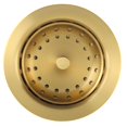 thumbnail image 2 of Desagüe para fregadero LQS de acero inoxidable 304, cesta de 9 cm, dorado, 2 of 5