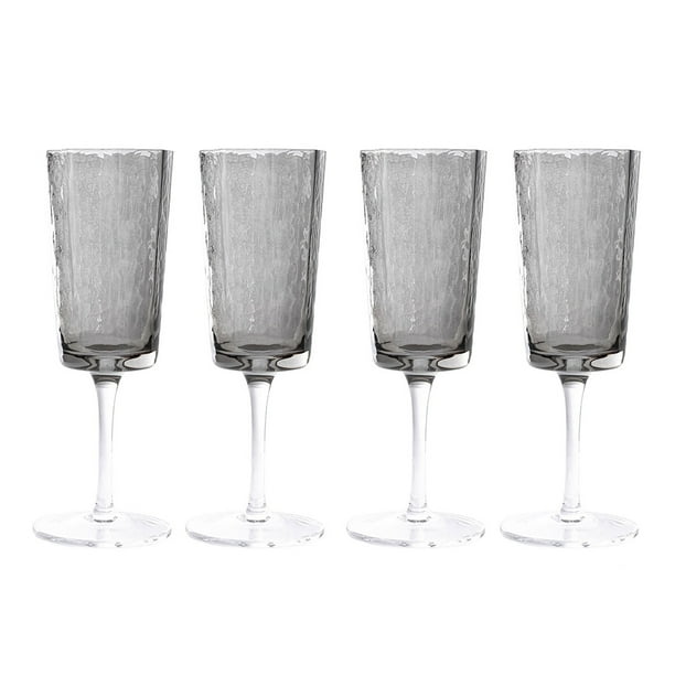 Set de Copas de Vidrio Crown Baccara 4 piezas de 200 ml - Ruan Gris