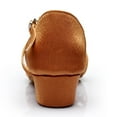 thumbnail image 6 of Ramiter Womens Latin Dance Shoes Ballroom Dancing Shoes Salsa Tango Performance Practice Dance Shoes for Women Brown,9, 6 of 6
