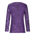 thumbnail image 3 of Birdeem Haut à Manches Longues Style Confortable Col Rond Doux Imprimé pour Femmes, 3 of 6