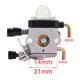 thumbnail image 2 of FS85 Carburetor + Air Filter Cover for STIHL FS75 FS80 FS 85 KM80 KM85 FC75 String Trimmer Brush Cutter Tune Up Kits, 2 of 6