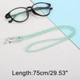 thumbnail image 4 of Unique Bargains Imitation Pearl Pattern Eyeglass Chain 29.53" 1 Pc Light Green, 4 of 5
