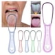 thumbnail image 2 of 5 piezas de limpiador de lengua de plástico, cepillo de limpieza para raspador de lengua, limpiador de raspador de lengua para adultos y niños, 2 of 10